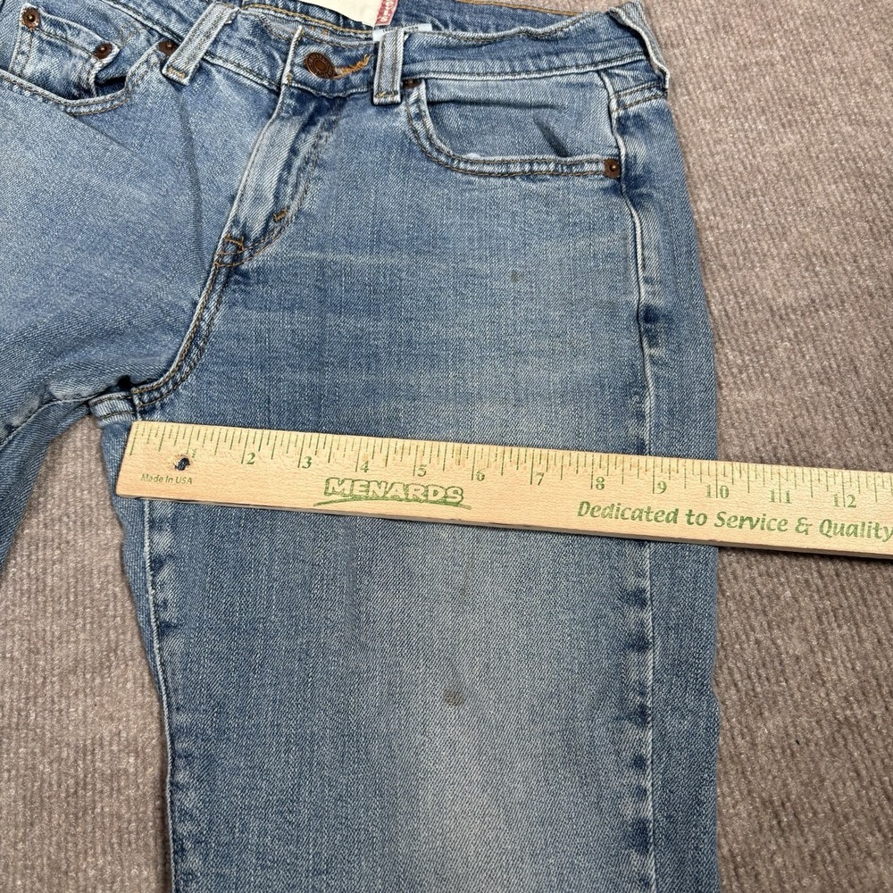 Vintage Levis 515 Jeans Womens 4S Bootcut Light Wash Blue Denim Western Y2K - Picture 15 of 16